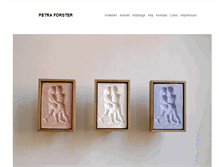 Tablet Screenshot of petra-foerster.com